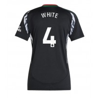 Maglia Calcio Arsenal Ben White #4 Seconda Divisa Donna 2024-25 Manica Corta